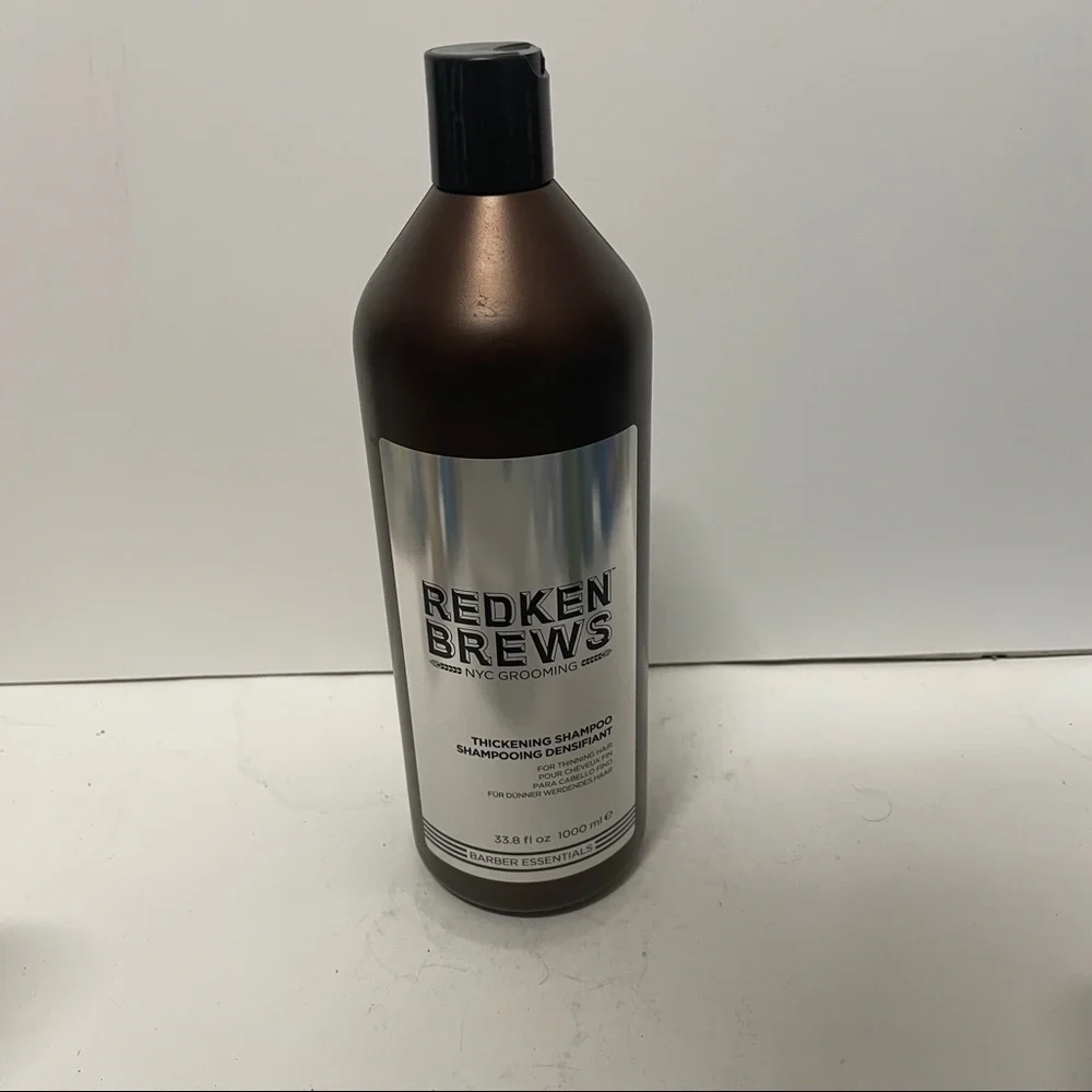 Redken Brews Thickening Shampoo For Thinning Hair For Men 33.8 OZ